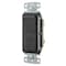 Hubbell Wiring Device-Kellems TradeSelect, Switches and Lighting Controls, Decorator Switch, Residential Grade, Rocker Switch, General Purpose AC, Three Way, 15A 120/277V AC, Push Back and Side Wired, Black RSD315BK - alternate 1